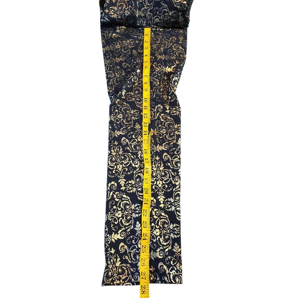 Lisette L Montreal Women's Navy Blue & Gold Dress Pants - Picture 7 of 7